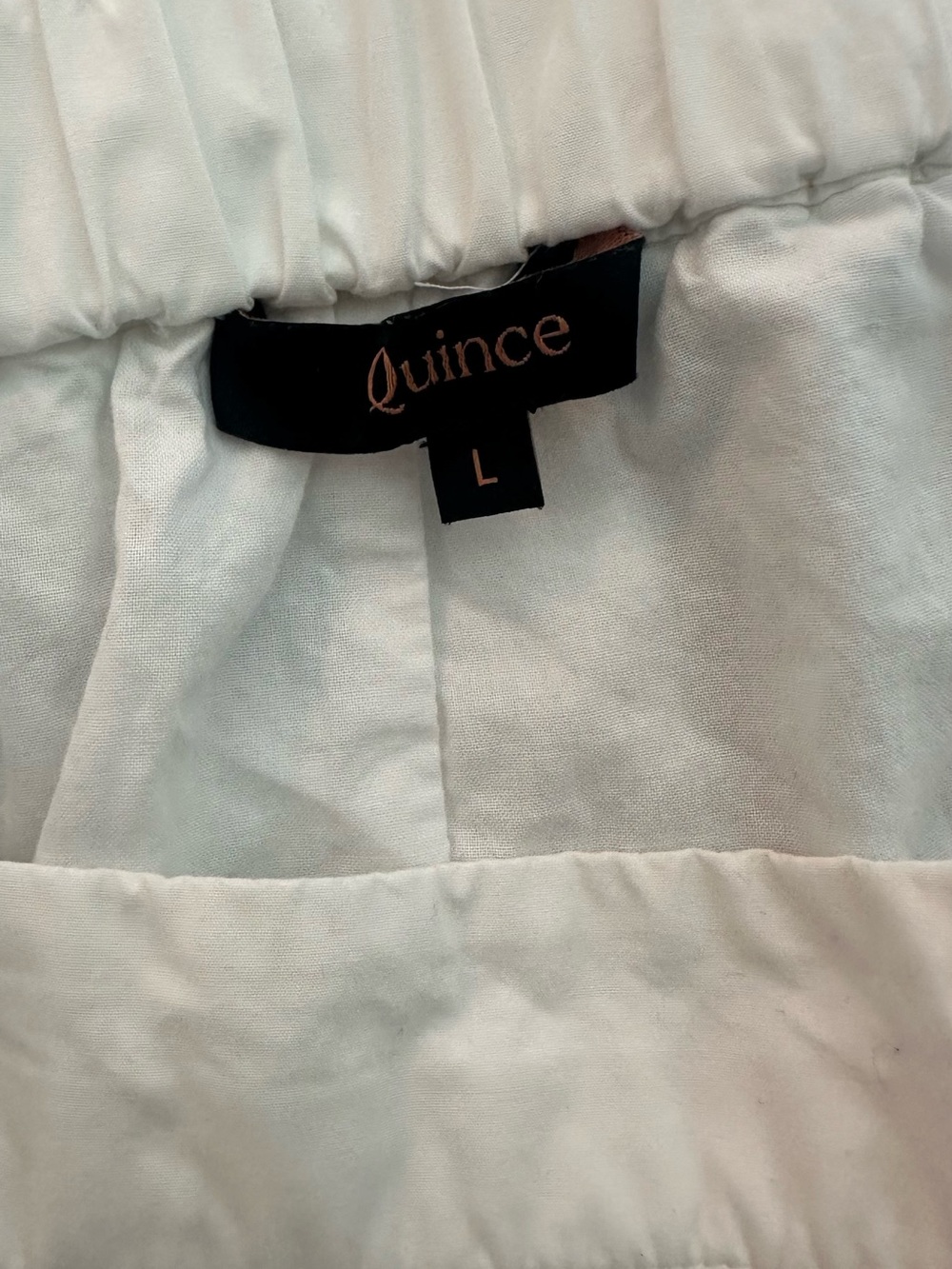 Quince Cotton Poplin Pintuck Maxi Skirt / Size L - Picture 3 of 3